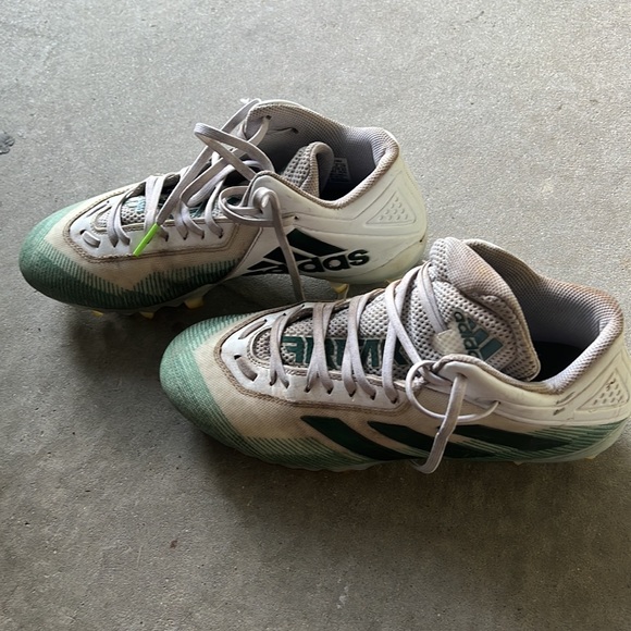 Mens adidas Freak cleats Sz 9 wh/green mids - Picture 6 of 6